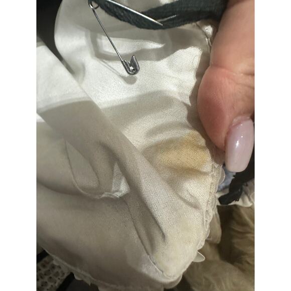 Alyce designs Vintage asymmetrical couture black and white dress - Picture 6 of 8